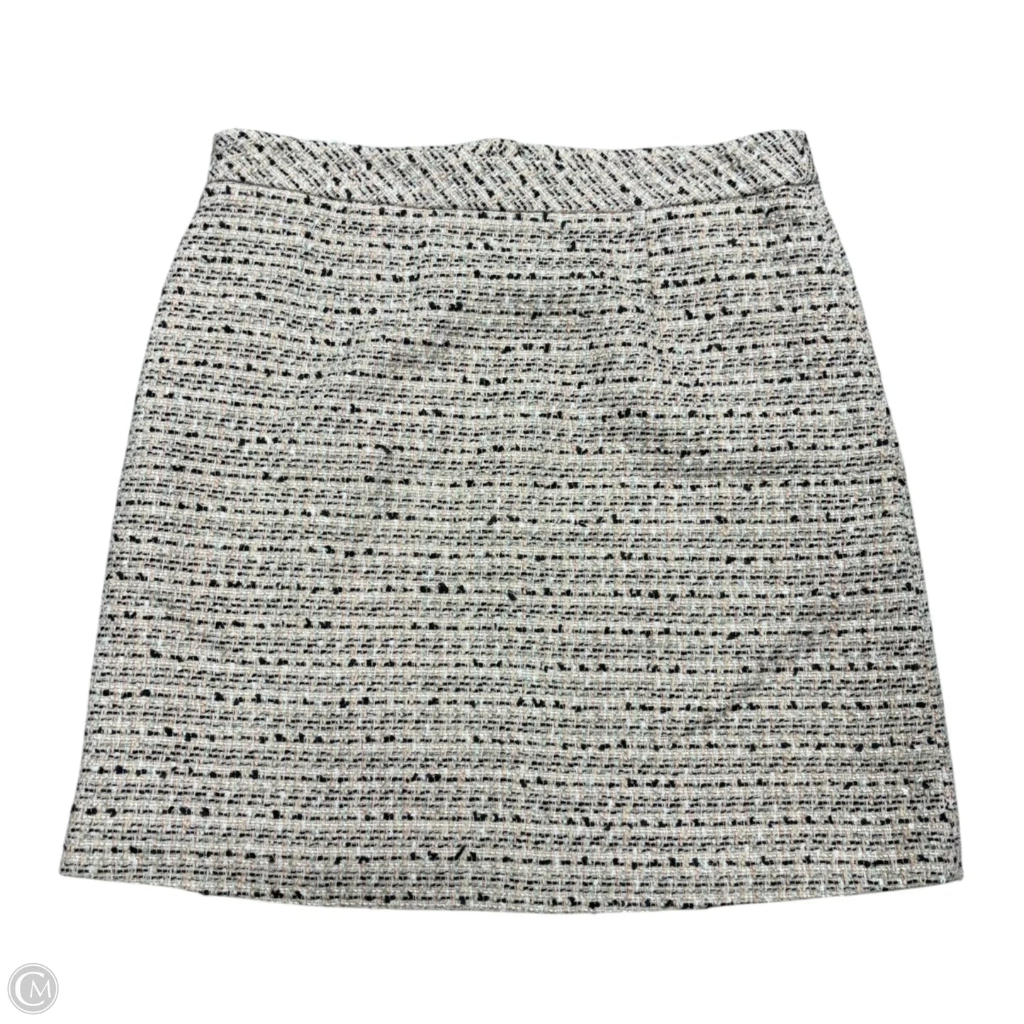 Skirt Designer By Karl Lagerfeld In Cream & Pink, Size: M