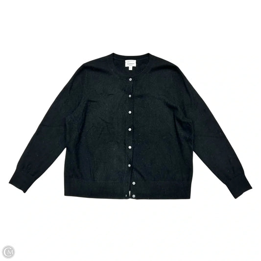 Sweater Cardigan Cashmere By Hudson In Black, Size: 2x
