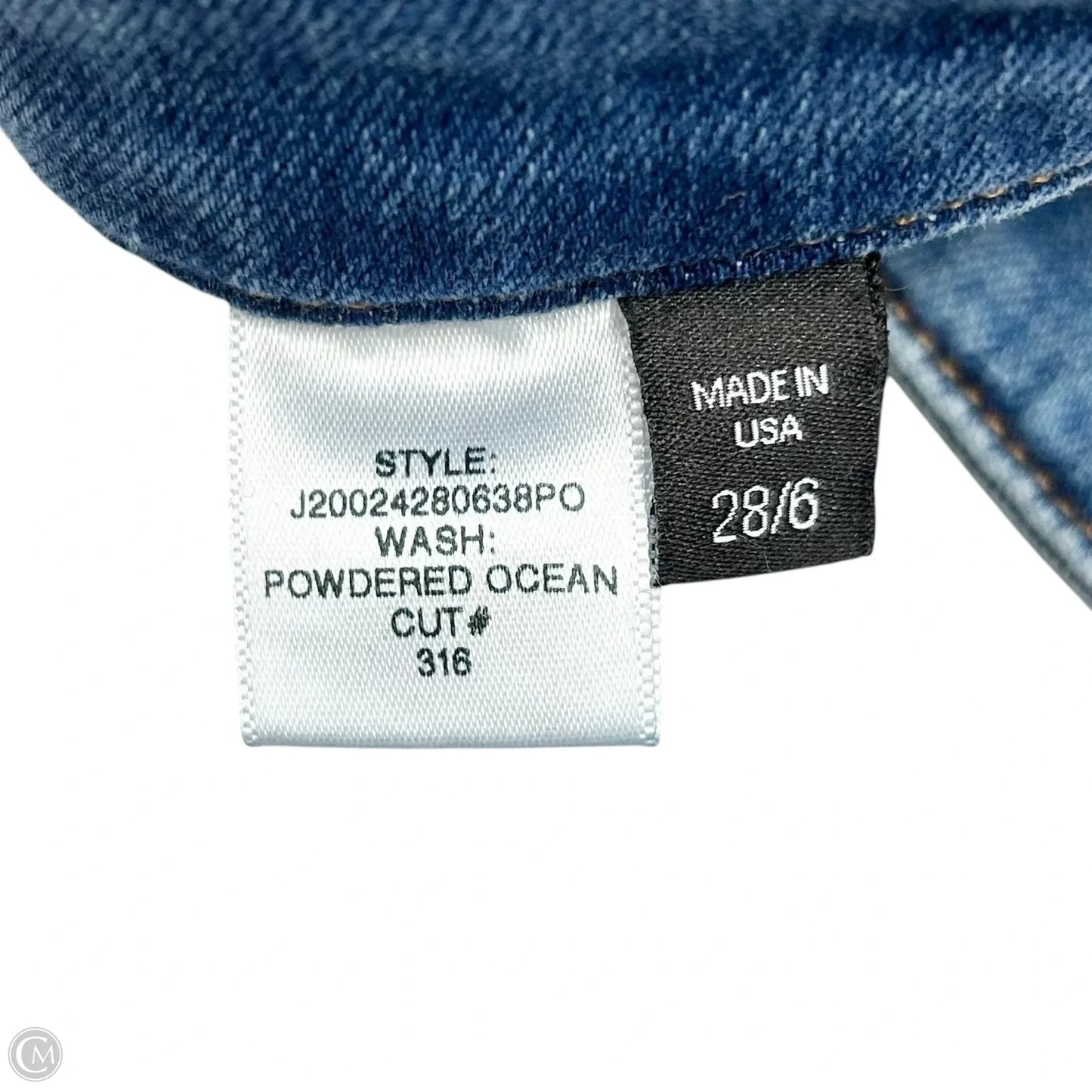 Jeans Flared By Veronica Beard In Blue Denim, Size: 6