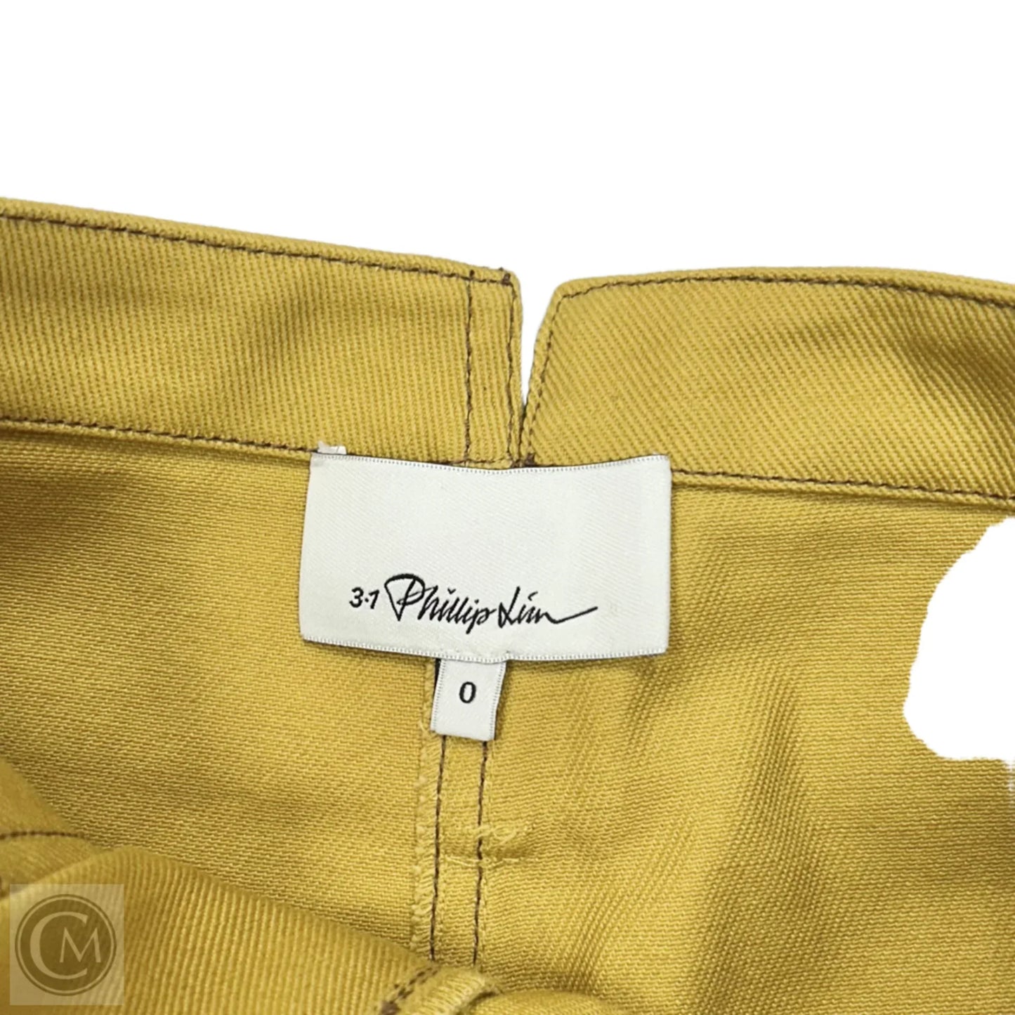 Shorts Designer By Phillip Lim In Mustard, Size: 0