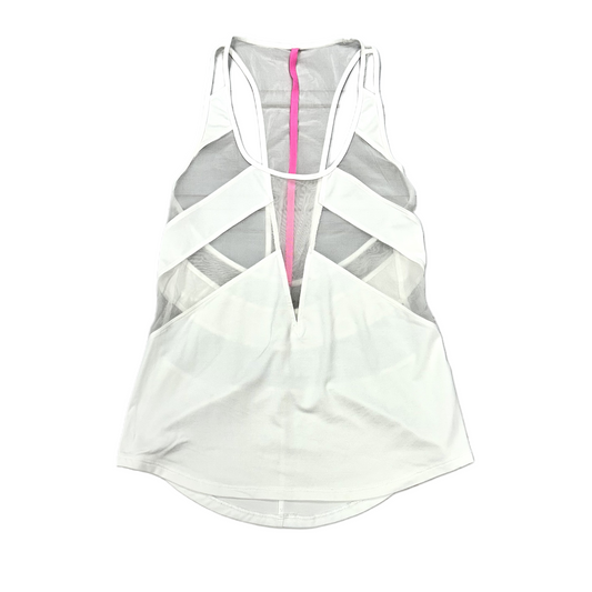 Pink & White Athletic Tank Top By Lululemon, Size: S