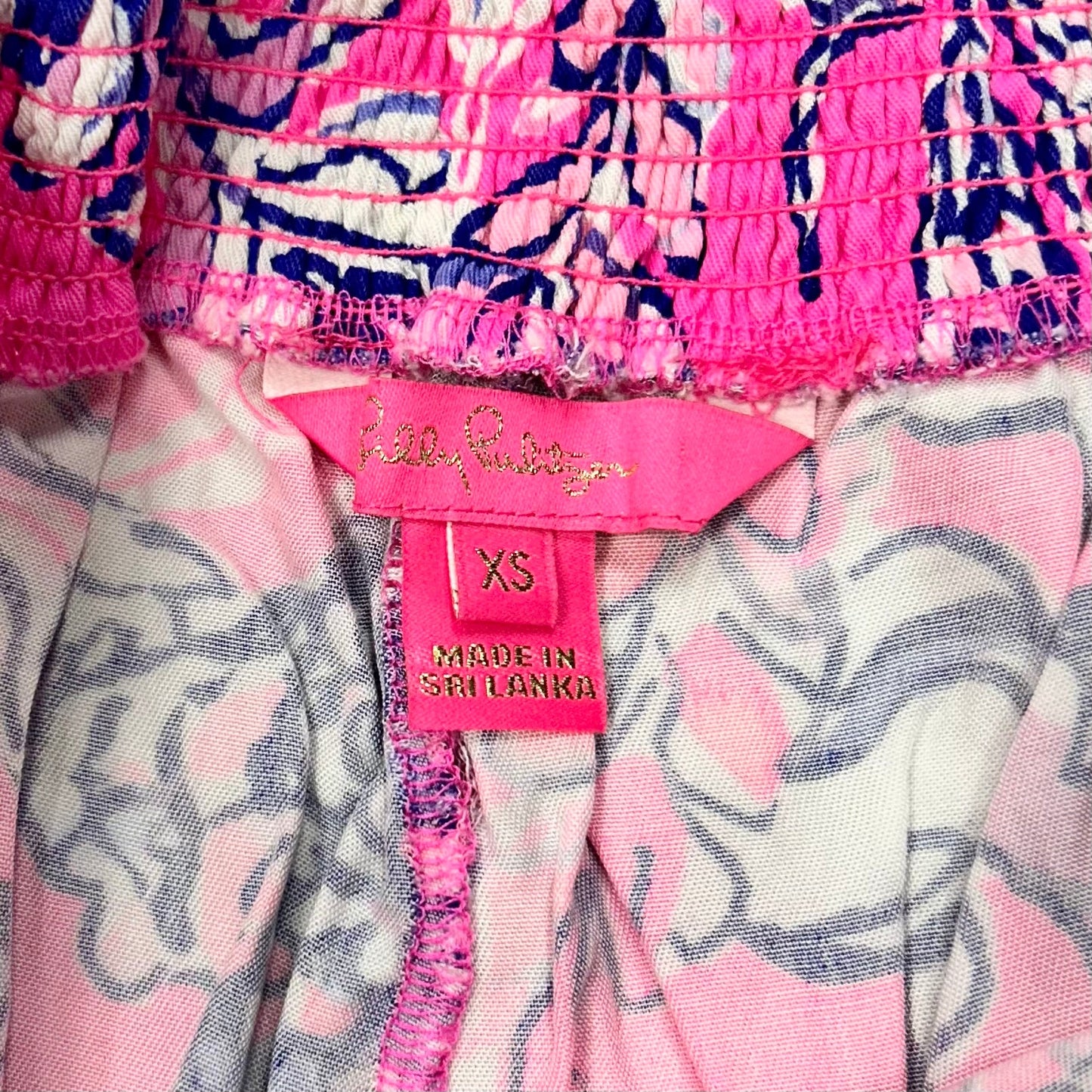 Pink Blue Shorts Designer By Lilly Pulitzer, Size: Xs