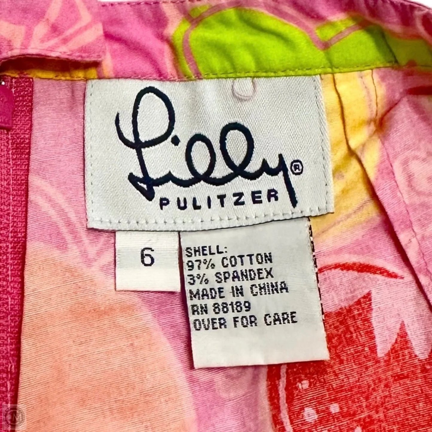 Skirt Designer By Lilly Pulitzer In Pink & Red, Size: 6