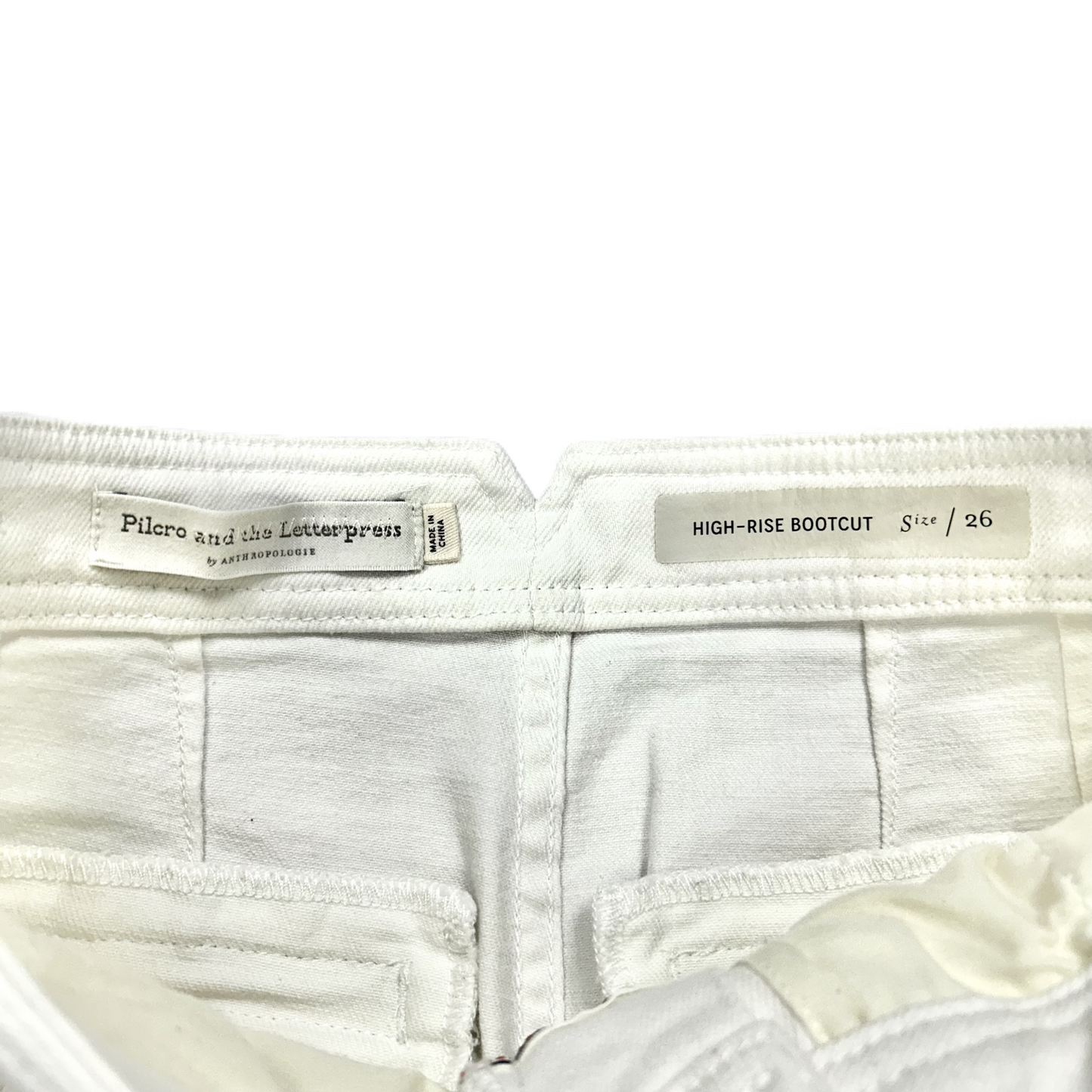 White Denim Jeans Straight By Pilcro, Size: 2