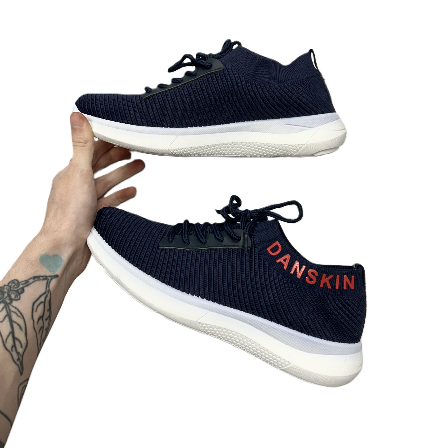 Navy Shoes Sneakers By Danskin, Size: 7.5