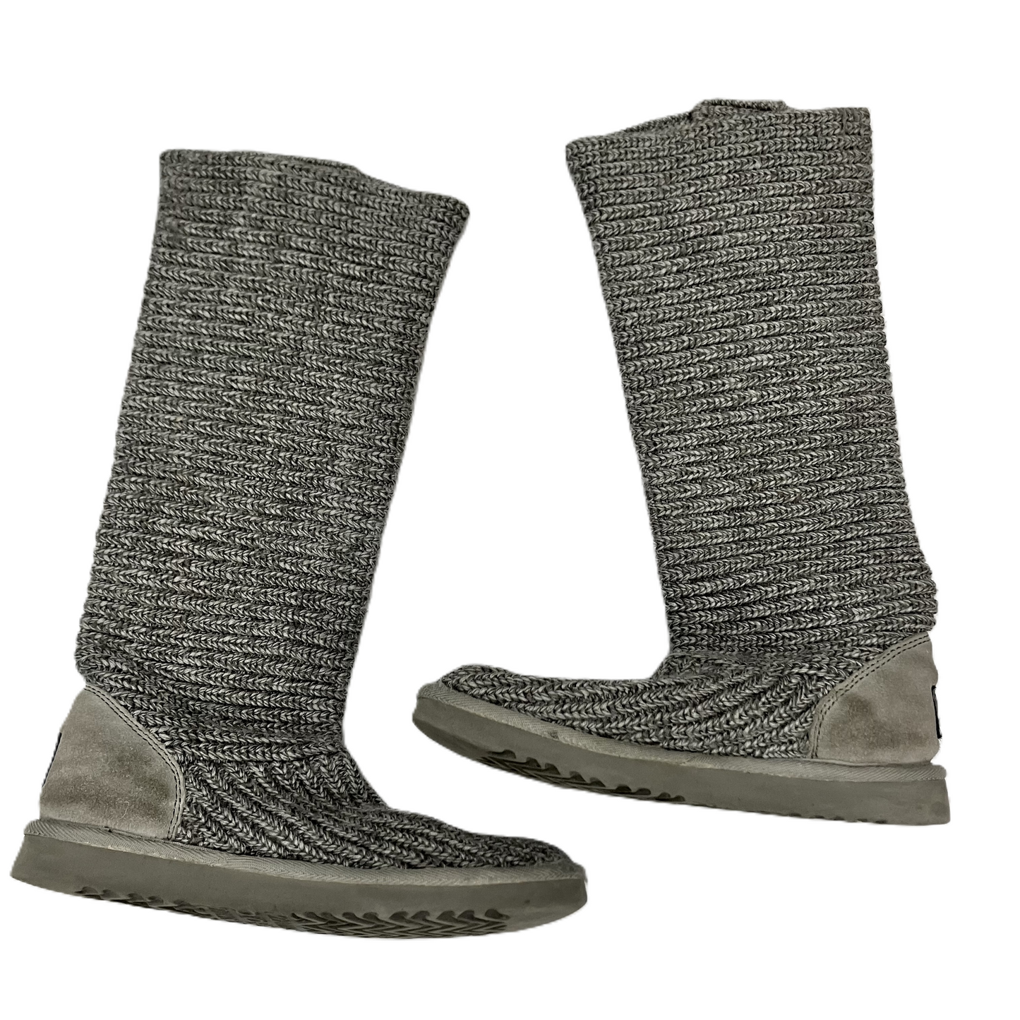 Boots Designer By Ugg In Grey, Size: 8