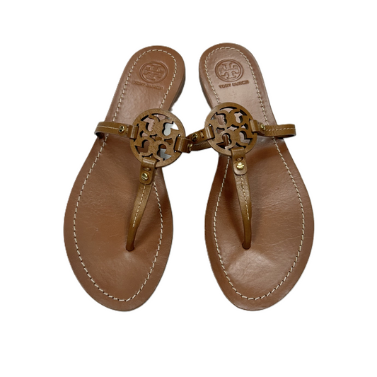 Brown Sandals Designer By Tory Burch, Size: 8