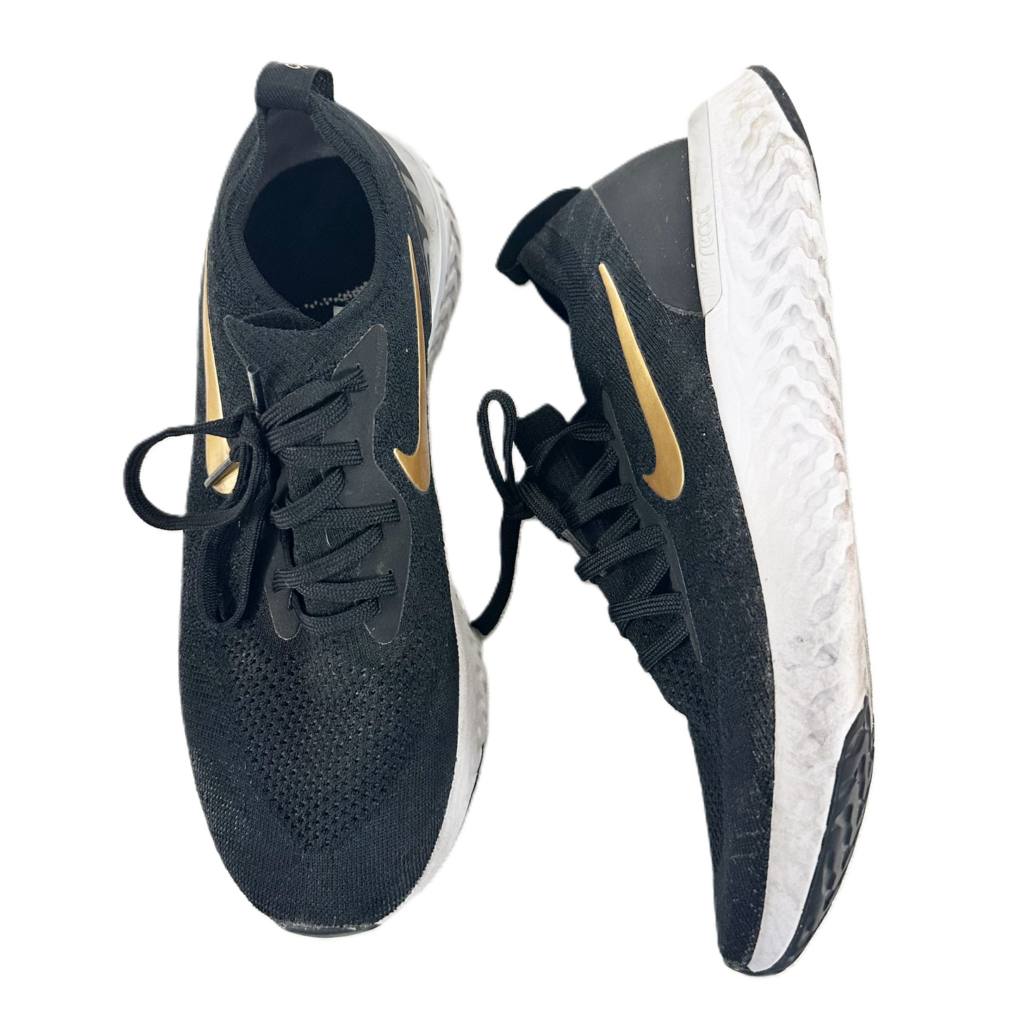 Black Shoes Athletic By Nike, Size: 9