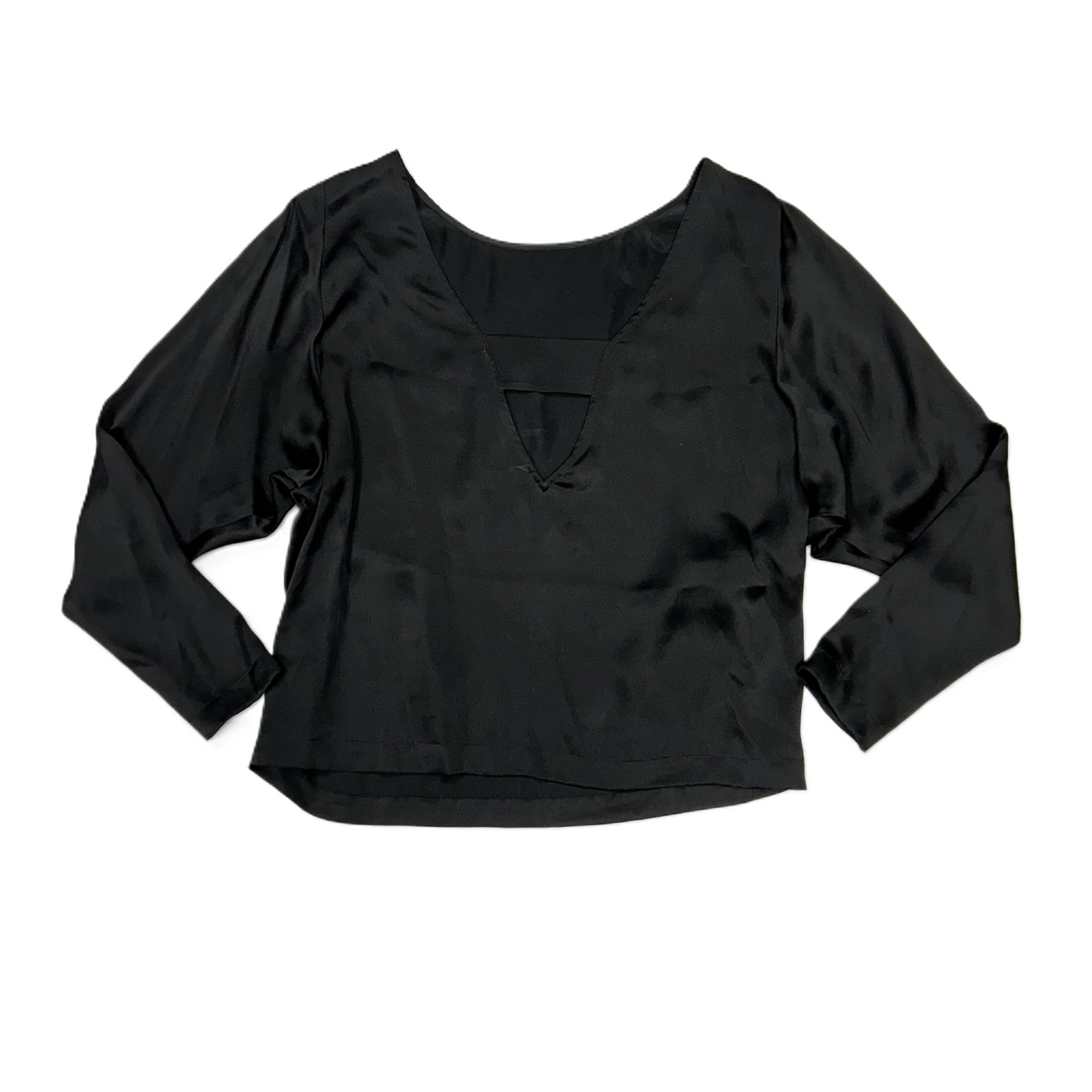 Blouse Long Sleeve By Twelth Street By Cynthia Vincent In Black, Size: S