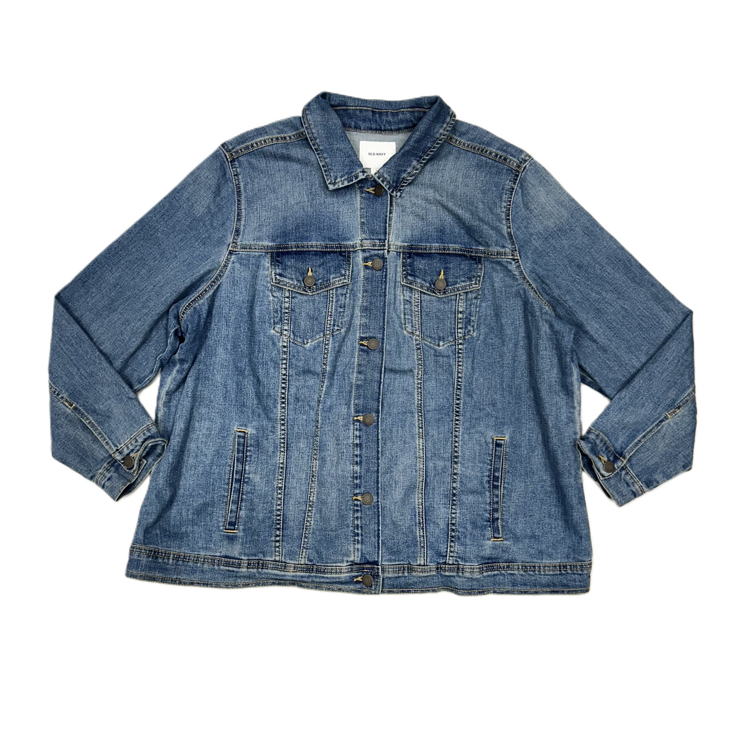 Jacket Denim By Old Navy In Blue Denim, Size: 3x