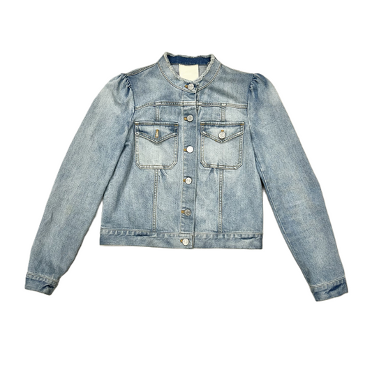 Jacket Denim By Rebecca Taylor In Blue Denim, Size: S