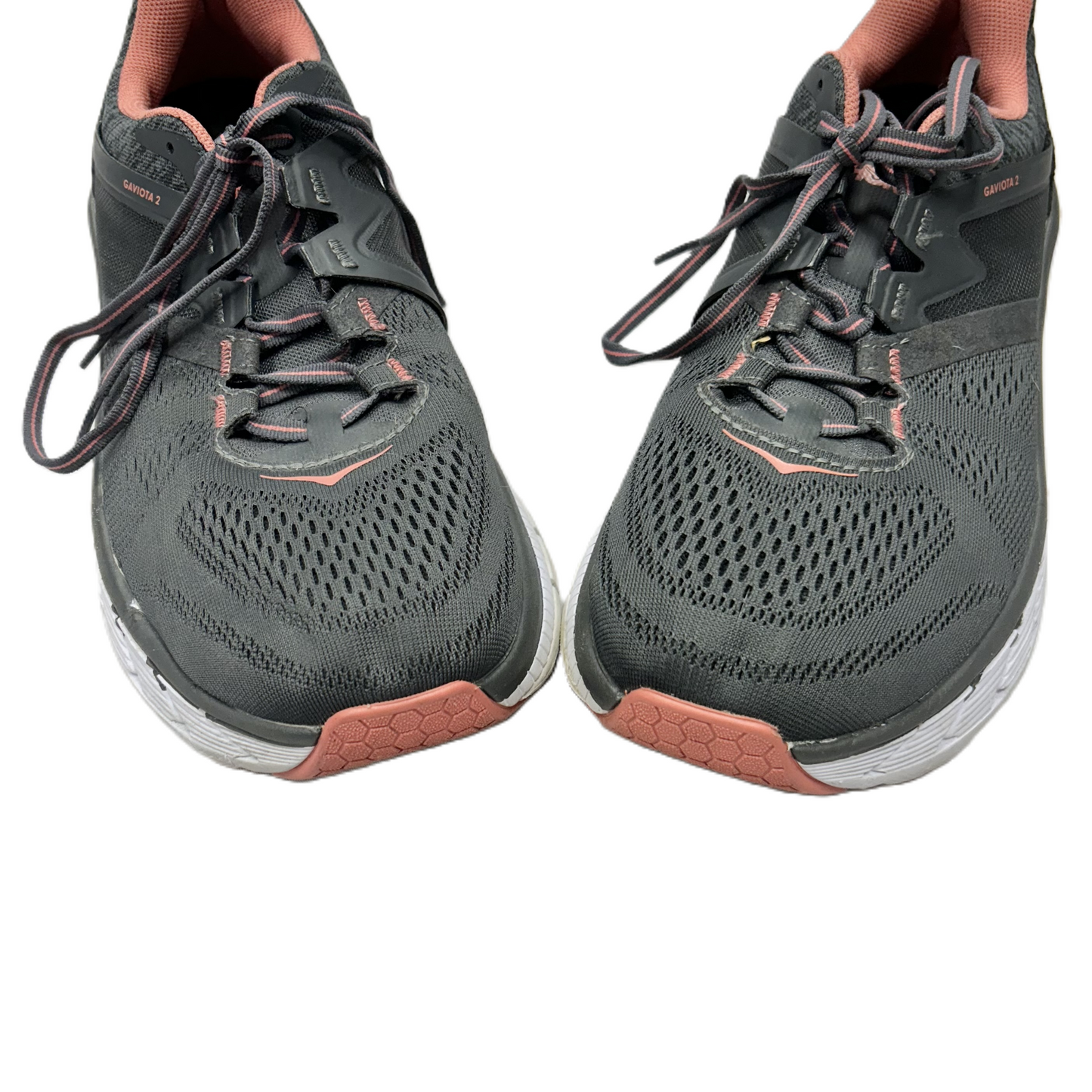 Shoes Athletic By Hoka In Grey & Pink, Size: 10.5