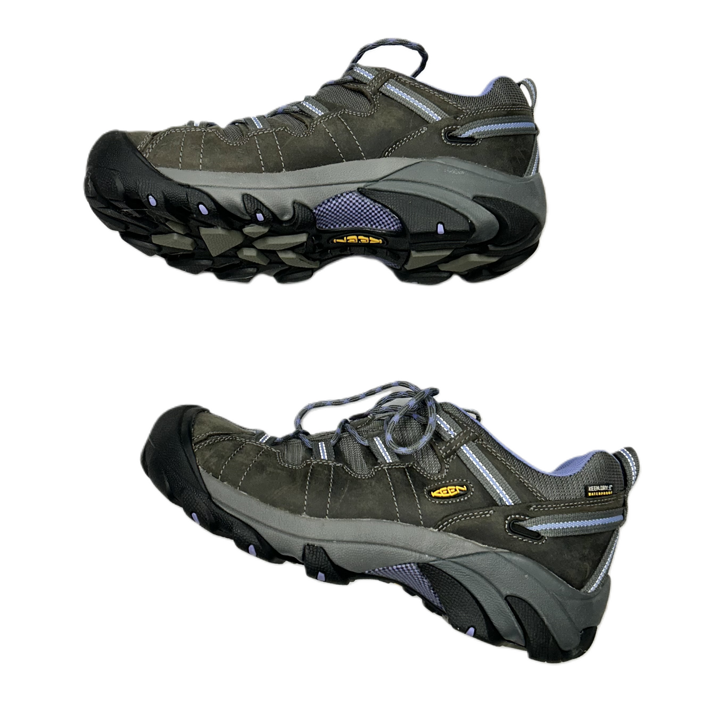 Shoes Hiking By Keen In Grey & Purple, Size: 11