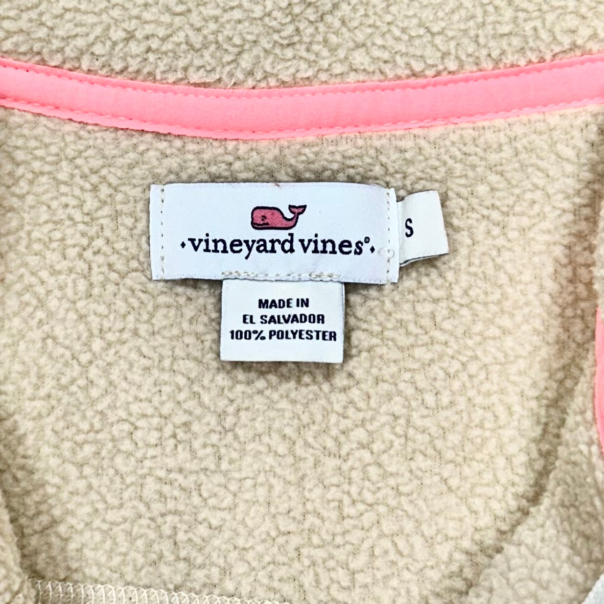 Vest Faux Fur & Sherpa By Vineyard Vines In Tan, Size: S