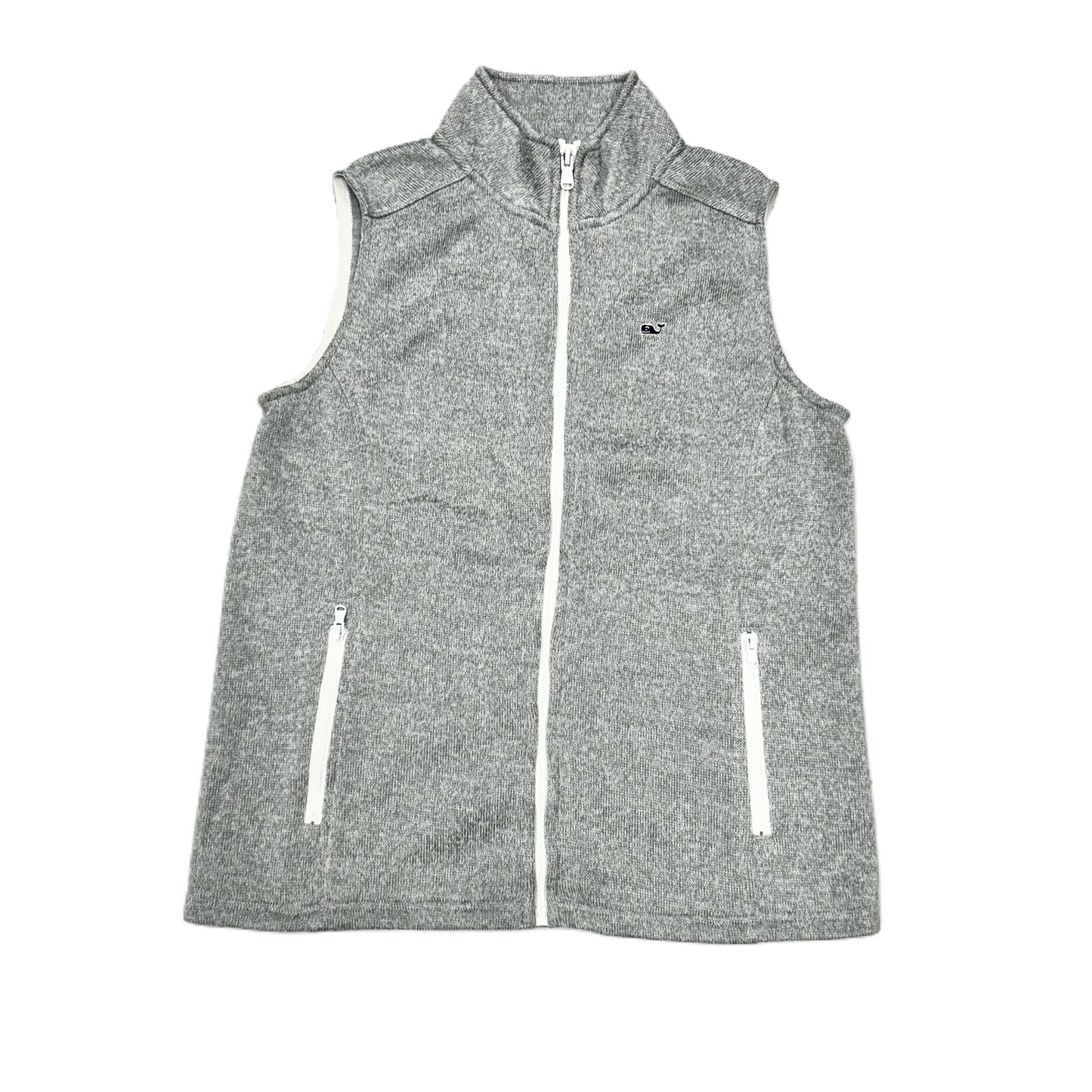 Vest Fleece By Vineyard Vines In Grey, Size: S