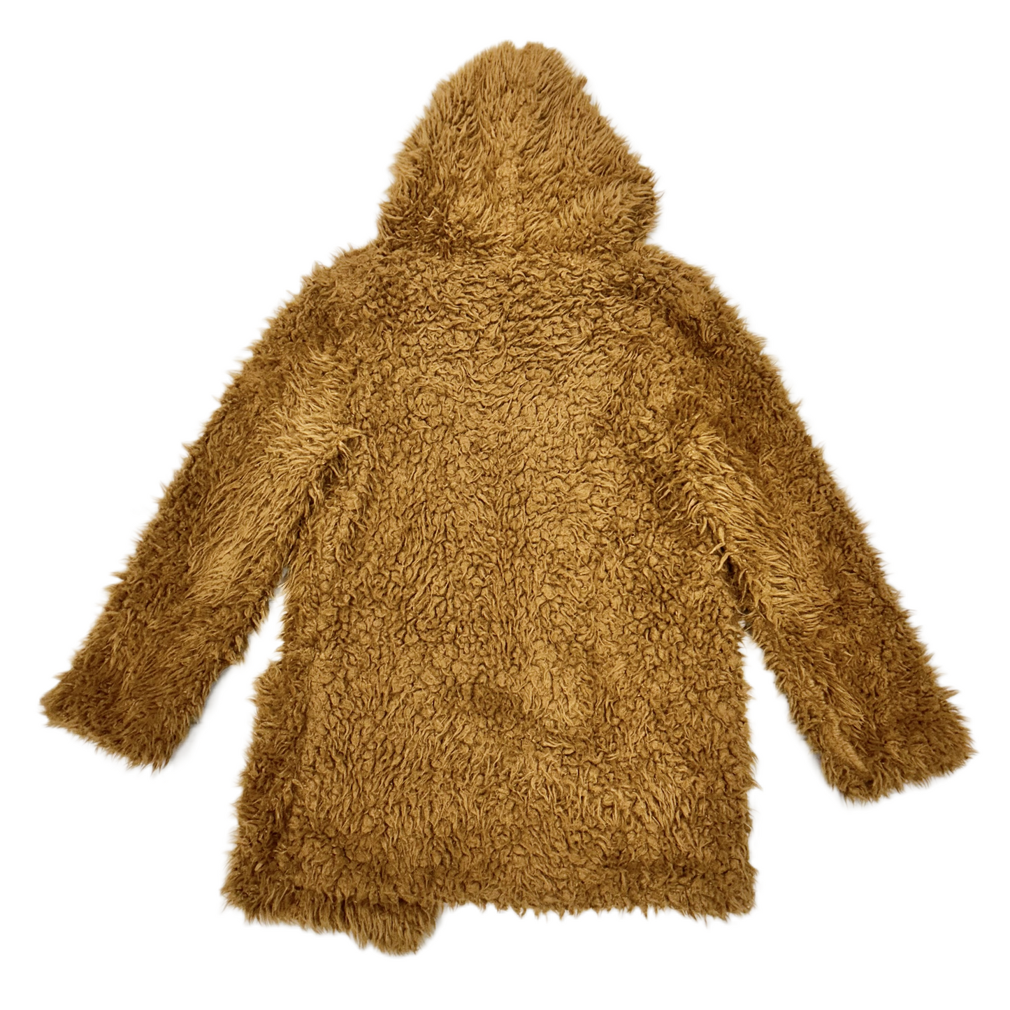 Jacket Faux Fur & Sherpa By Love Tree In Brown, Size: L