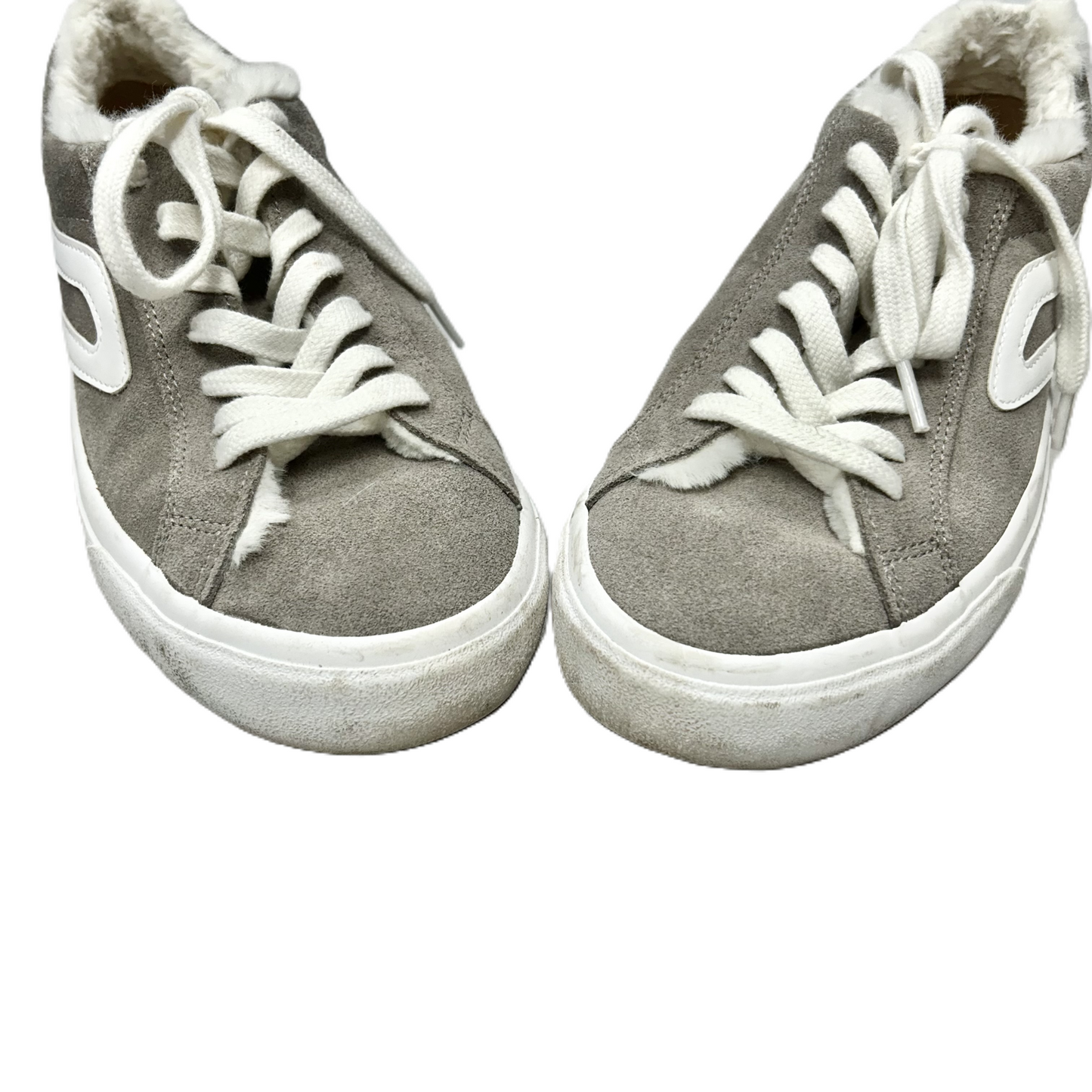 Shoes Sneakers By Lucky Brand In Grey & White, Size: 7.5