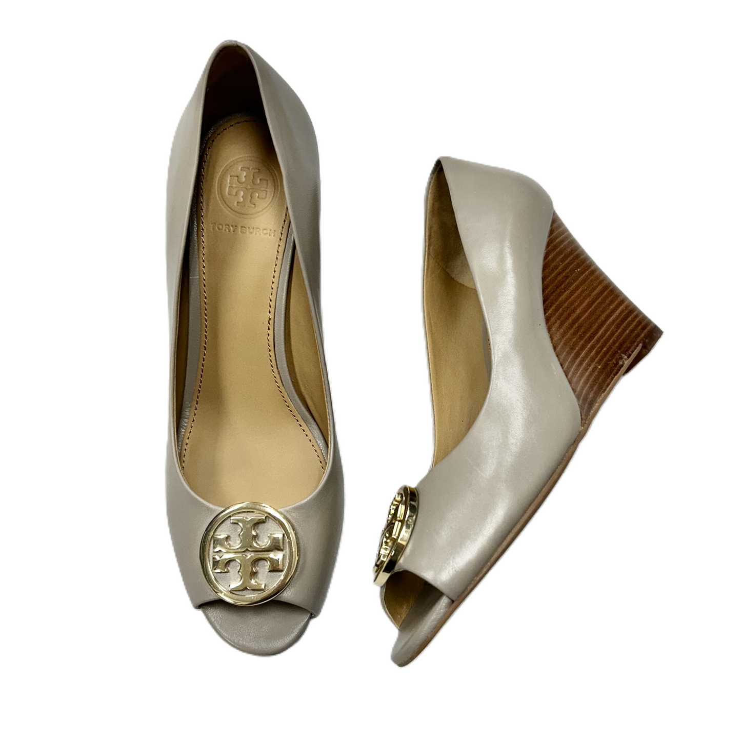 Shoes Designer By Tory Burch In Grey, Size: 6.5