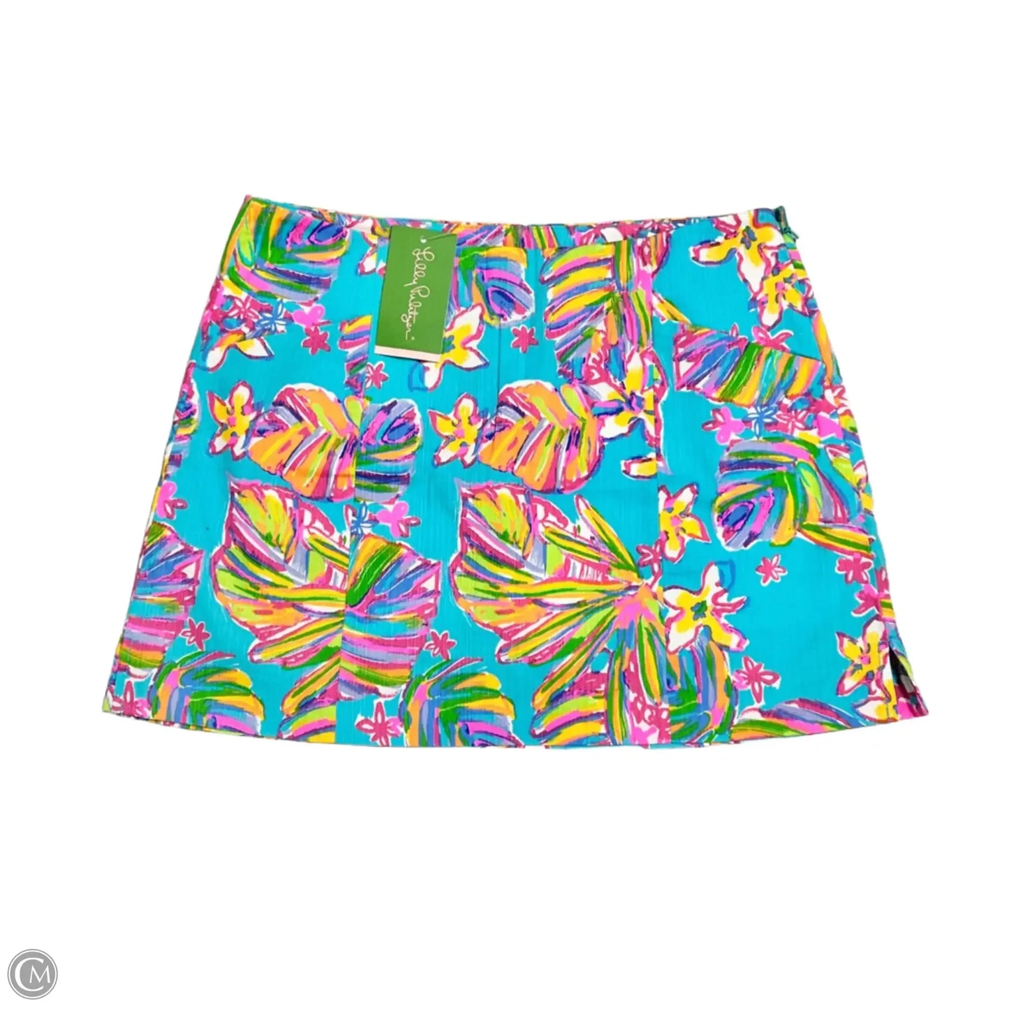 Skirt Designer By Lilly Pulitzer In Blue & Orange, Size: 2