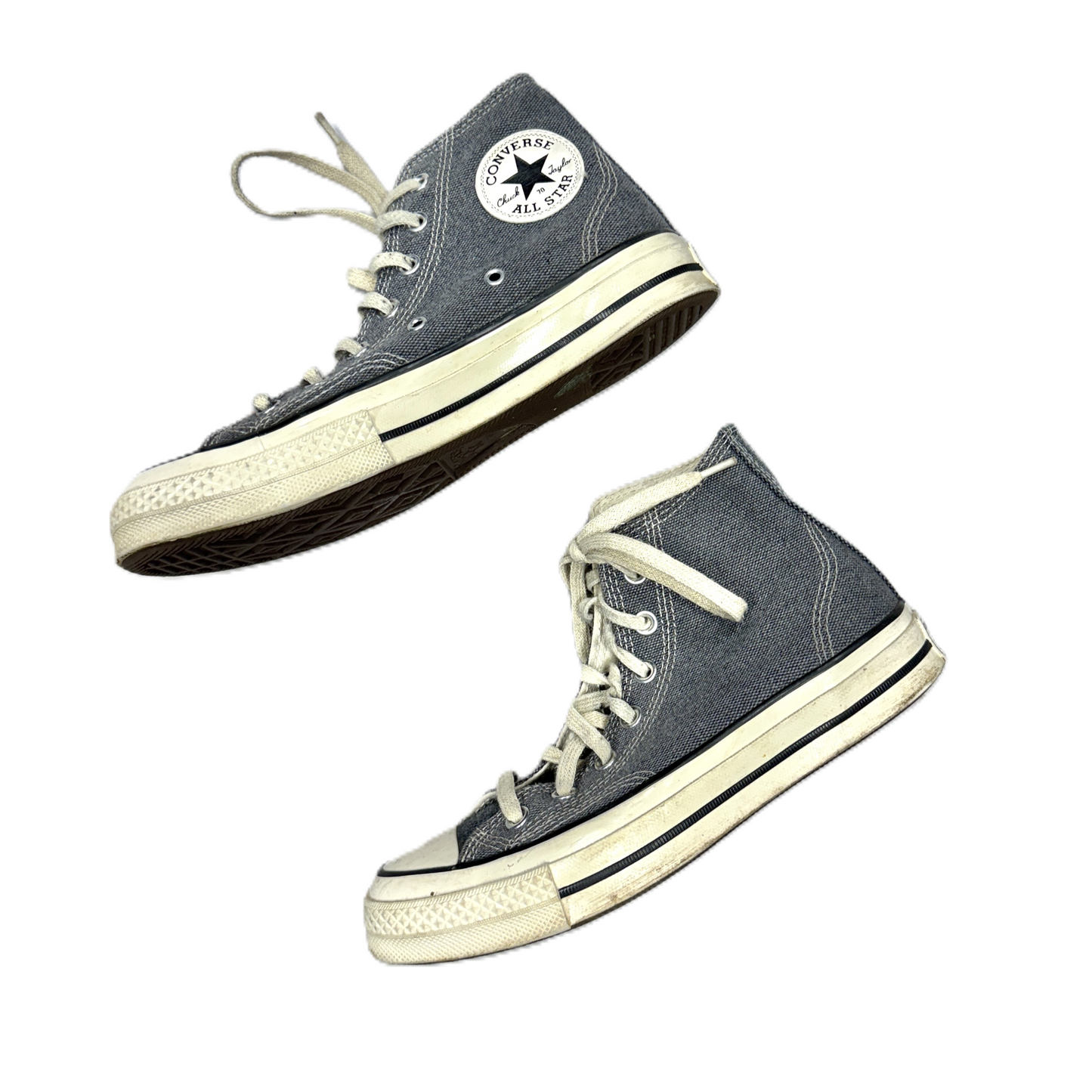 Shoes Sneakers By Converse In Blue Denim, Size: 7.5