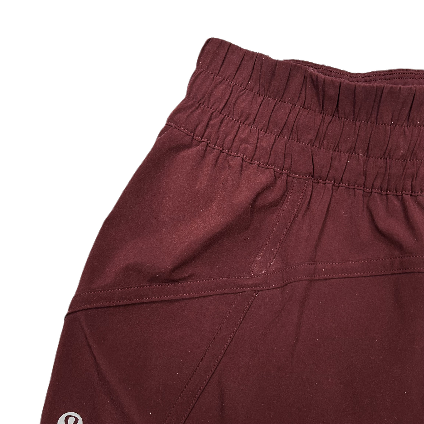 Athletic Shorts By Lululemon In Red, Size: S