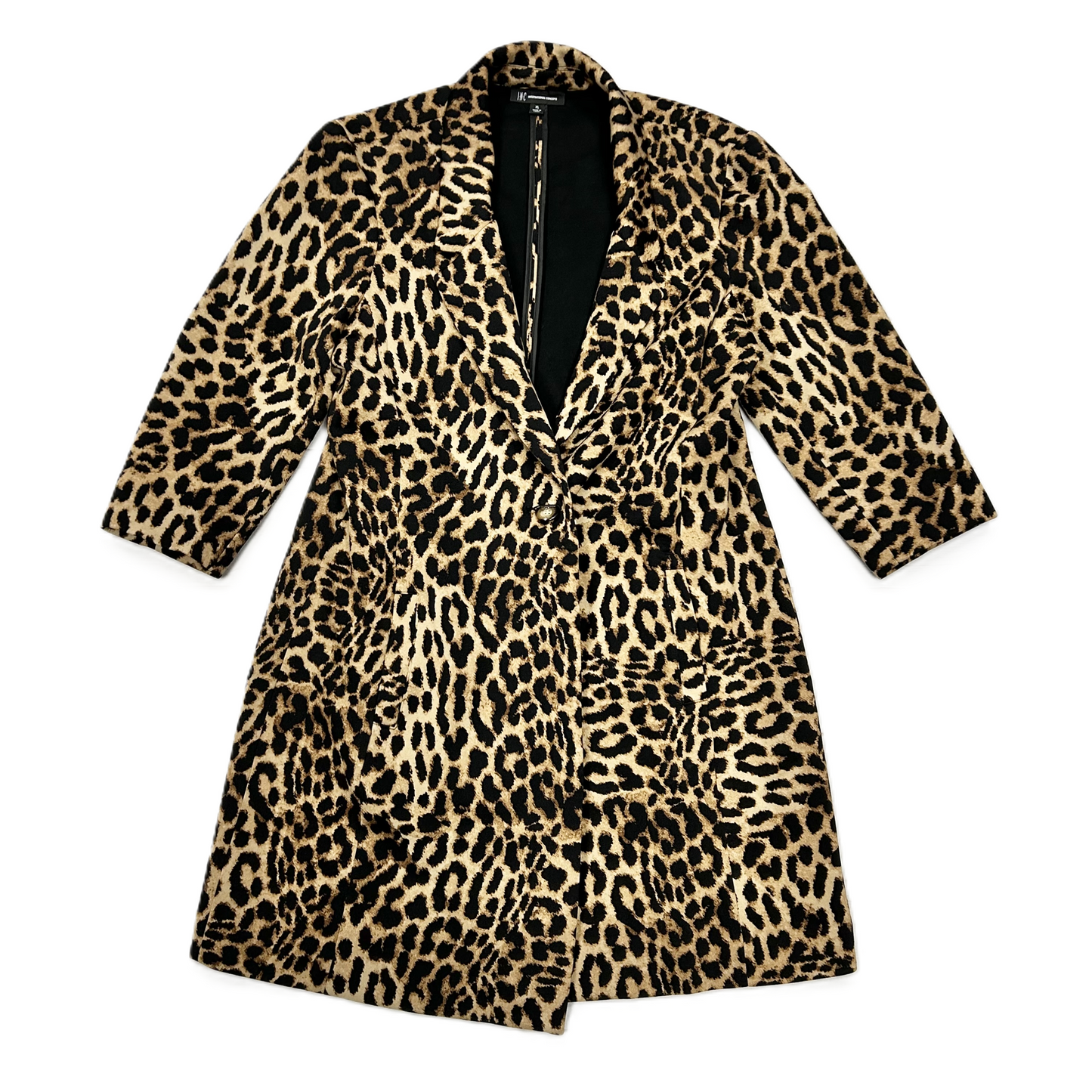 Jacket Other By Inc In Leopard Print, Size: Xl