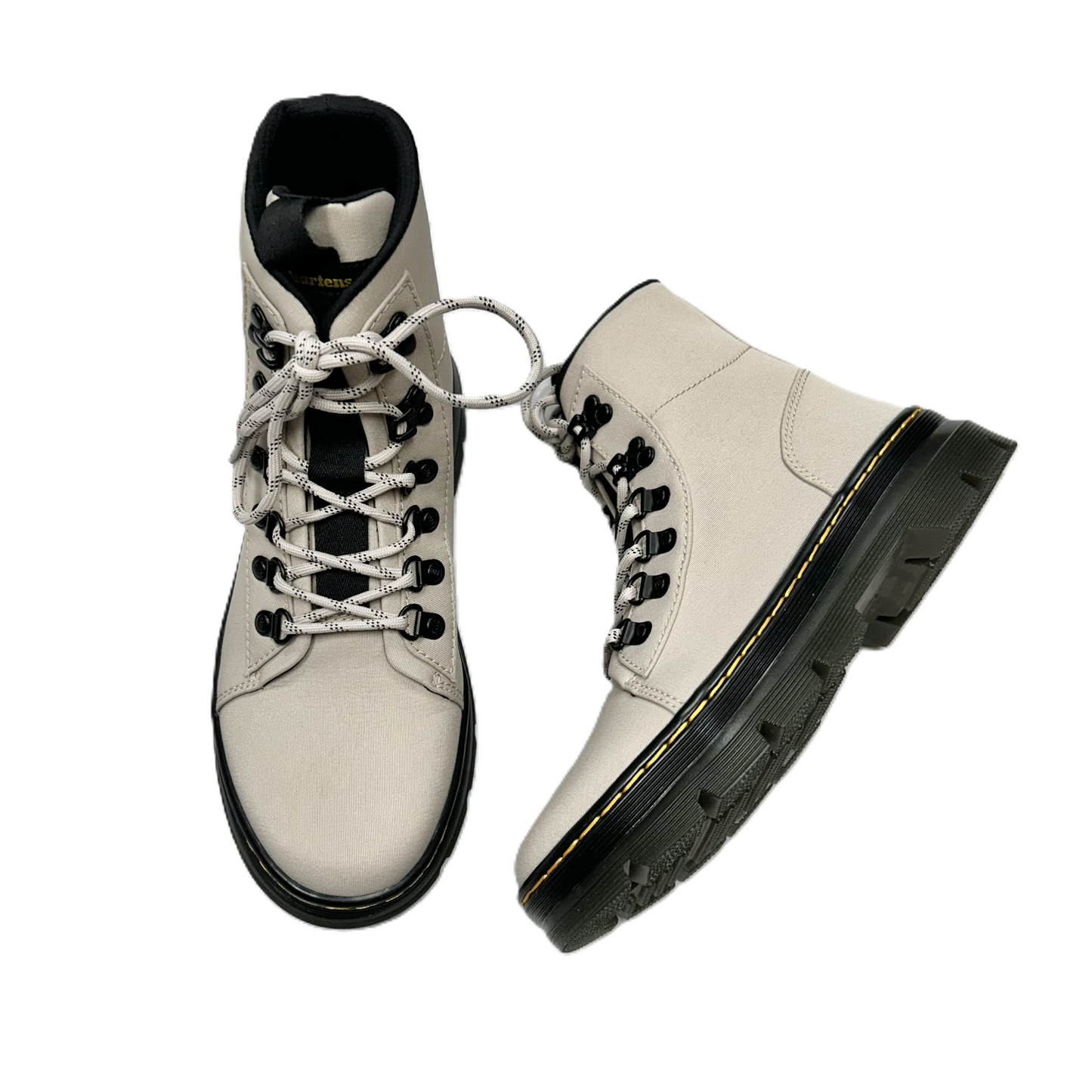 Boots Combat By Dr Martens In Taupe, Size: 8