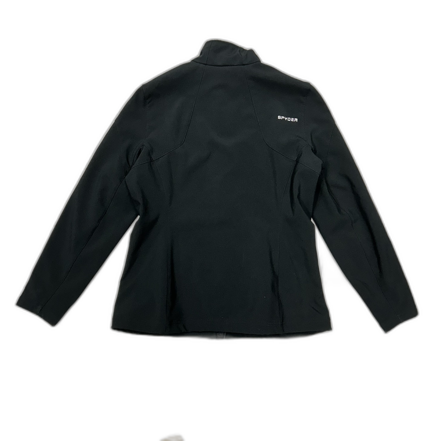 Athletic Jacket By Spyder In Black & White, Size: L