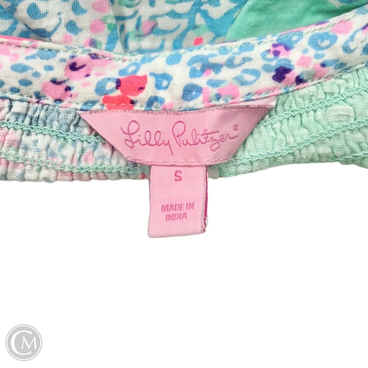 Top Sleeveless Designer By Lilly Pulitzer In Teal, Size: S