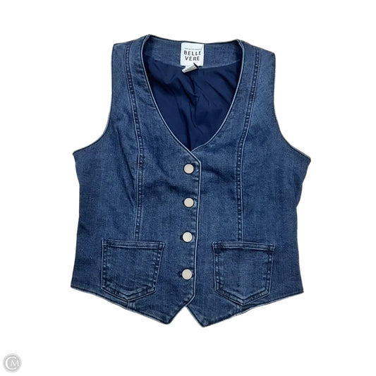 Vest Other By Bella Vere In Blue Denim, Size: Xs