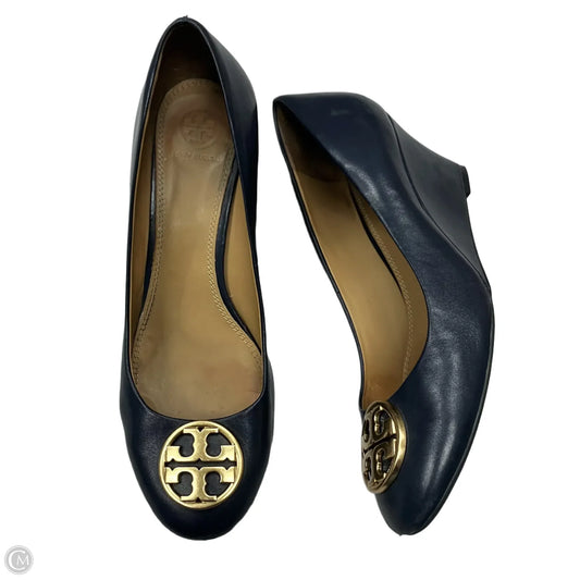 Shoes Designer By Tory Burch In Navy, Size: 10