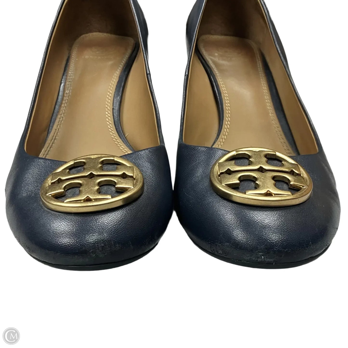 Shoes Designer By Tory Burch In Navy, Size: 10