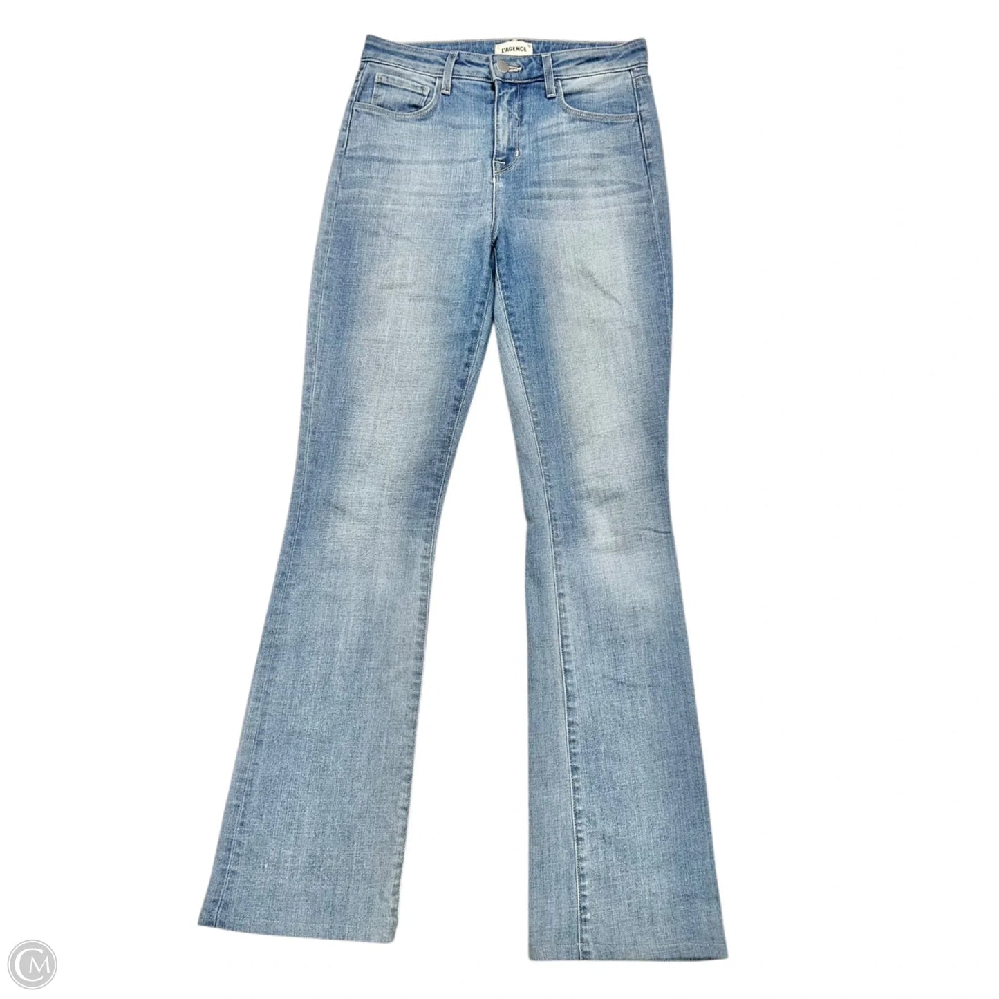 Jeans Flared By L Agence In Blue Denim, Size: 2