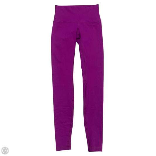 Athletic Leggings By Lululemon In Purple, Size: S