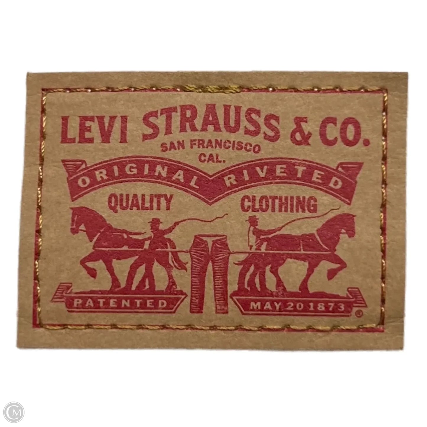 Jeans Skinny By Levis In White Denim, Size: 10