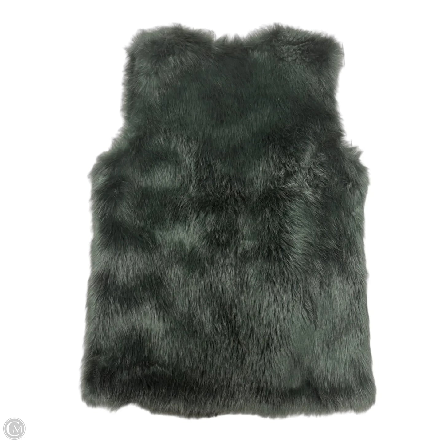 Vest Faux Fur & Sherpa By Laundry In Grey, Size: Xs