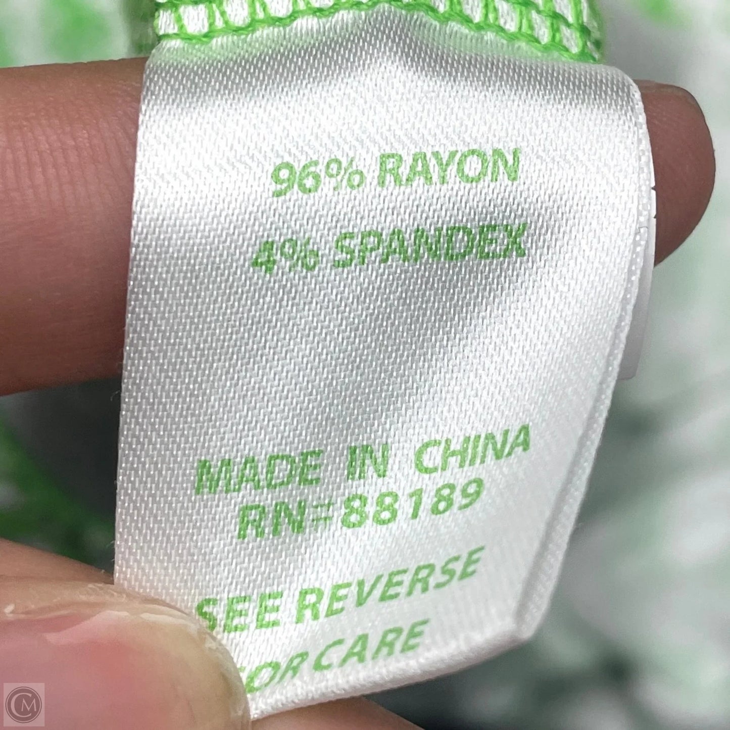 Dress Designer By Lilly Pulitzer In Green & White, Size: M