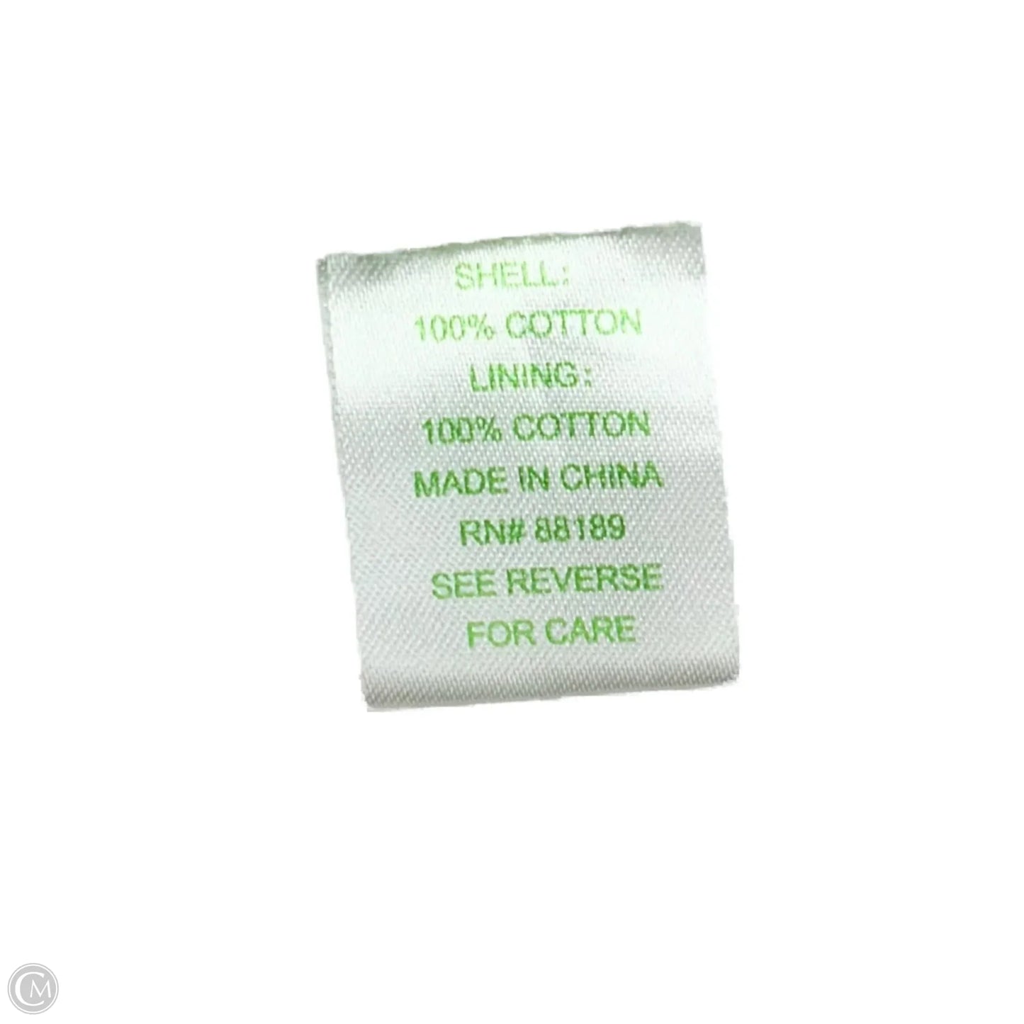 Top Sleeveless Designer By Lilly Pulitzer In Green & White, Size: M