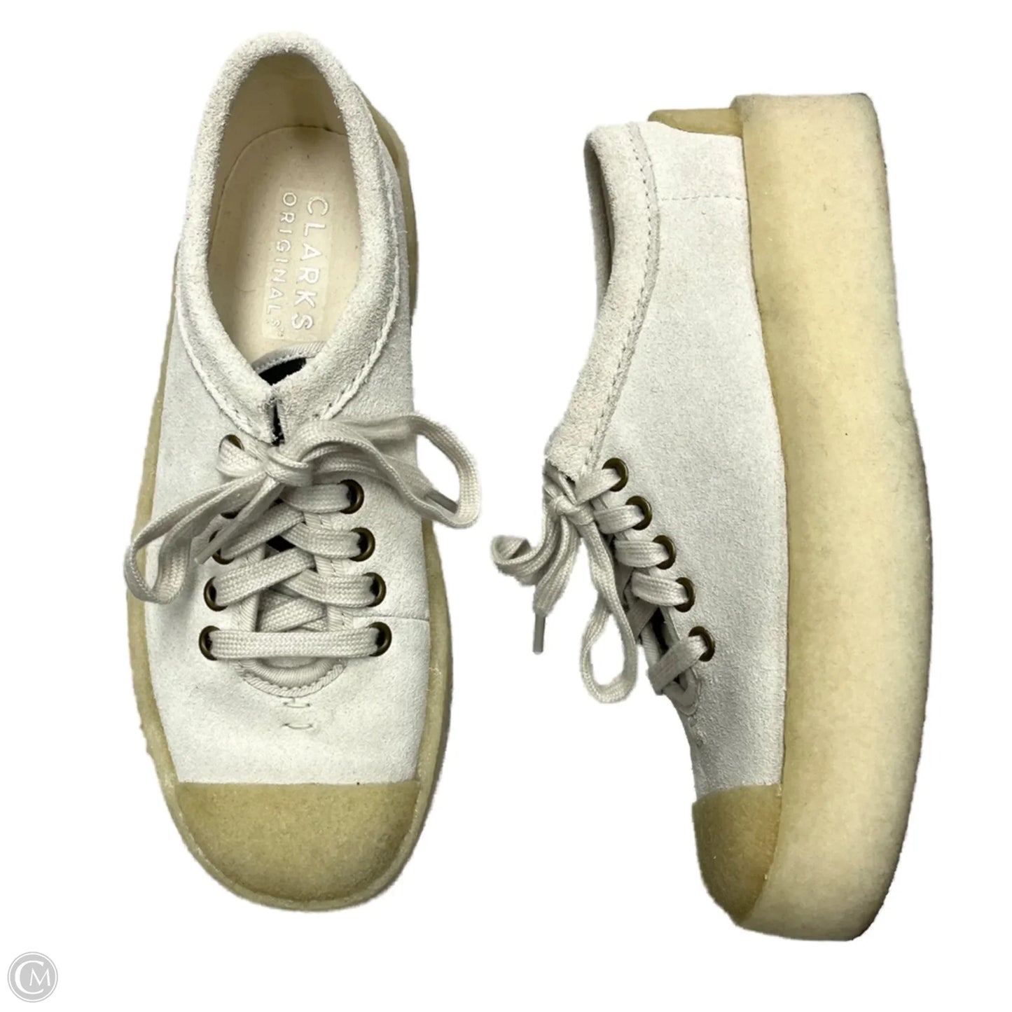 Shoes Sneakers Platform By Clarks In Beige, Size: 7