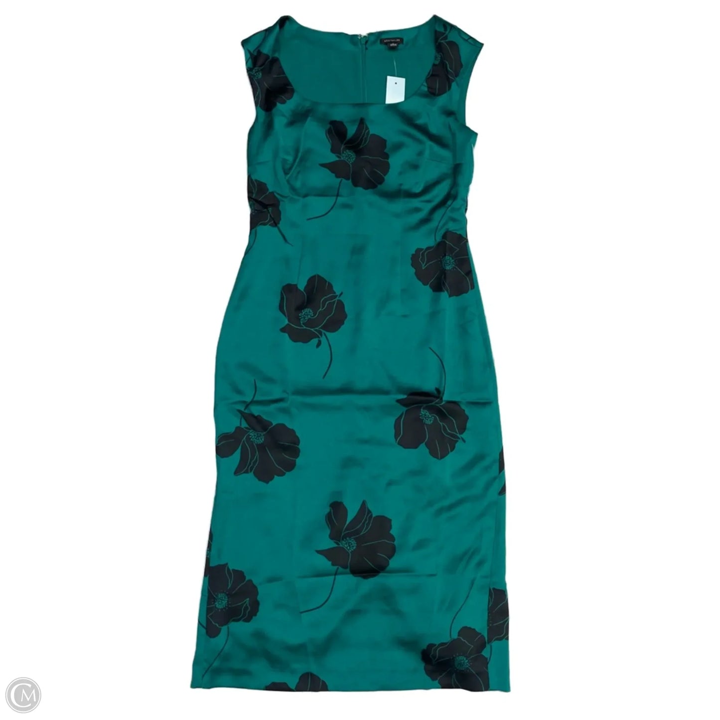 Dress Party Long By Ann Taylor In Black & Green, Size: Xsp