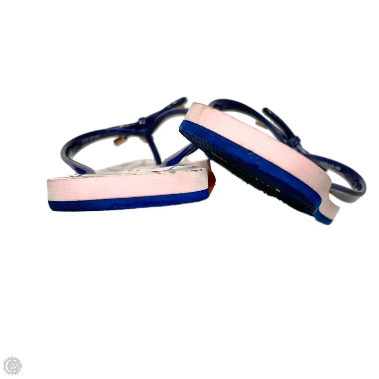 Sandals Designer By Kate Spade In Blue & Pink, Size: 8