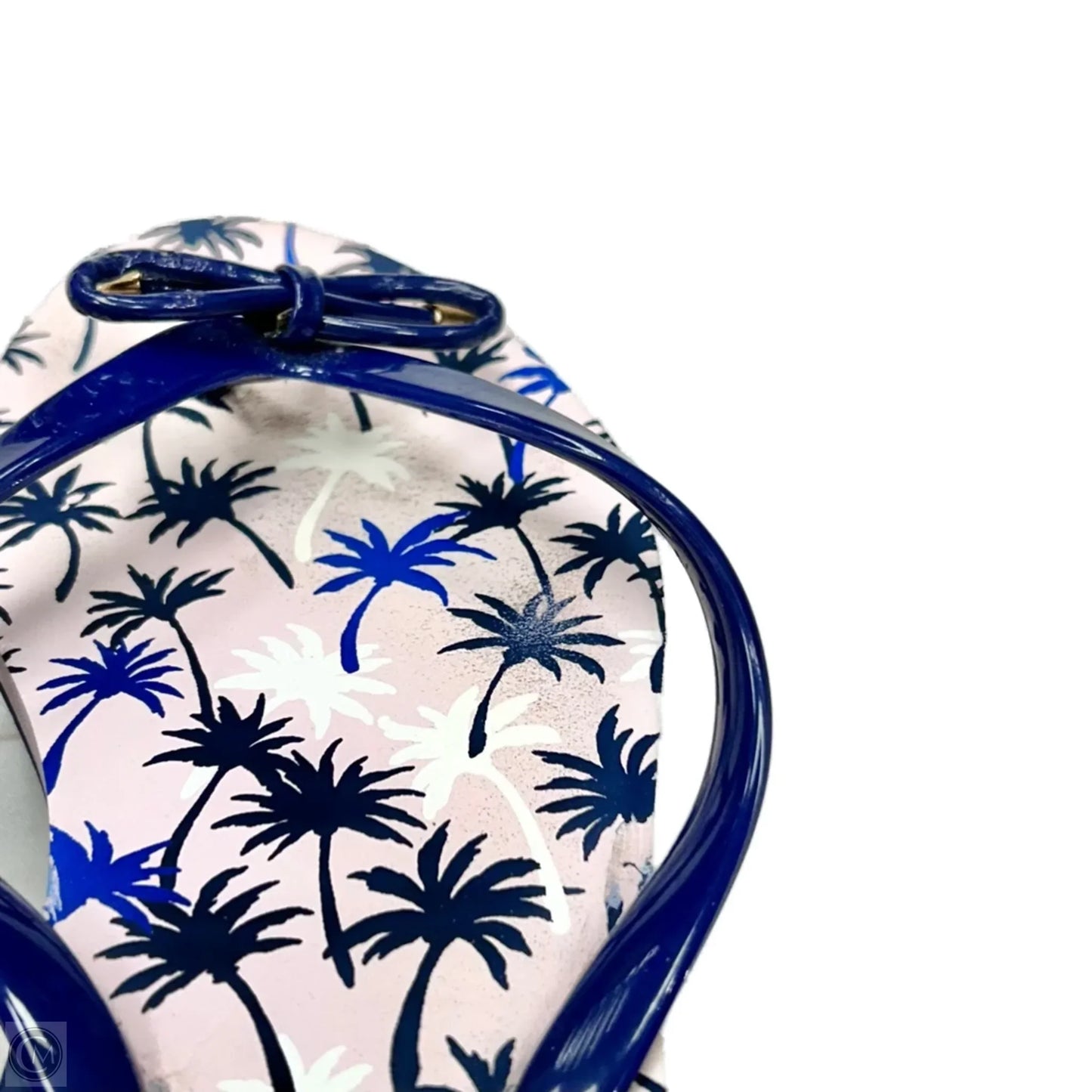 Sandals Designer By Kate Spade In Blue & Pink, Size: 8