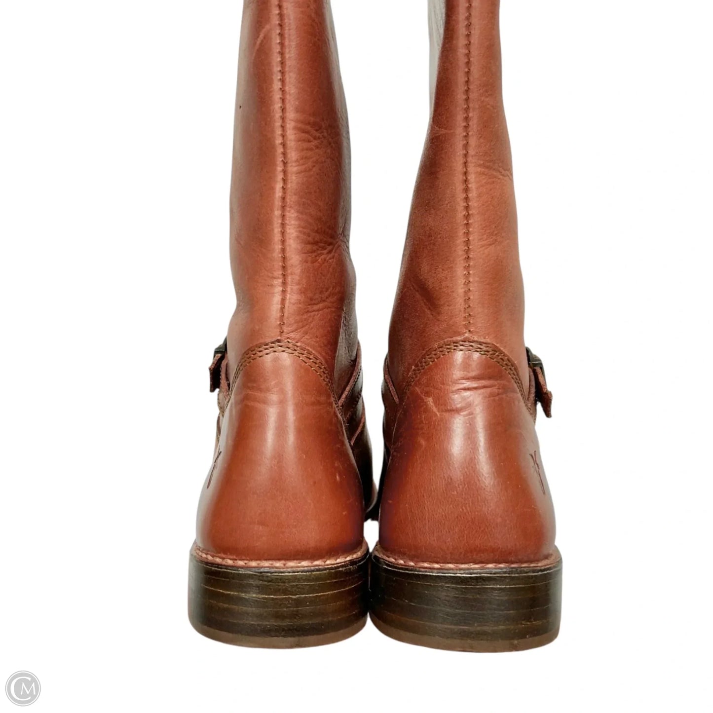 Boots Designer By Frye In Red, Size: 7