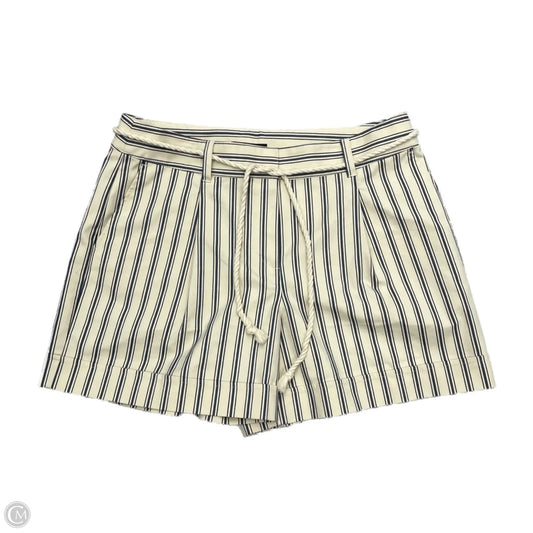 Shorts By Ann Taylor In Blue & Cream, Size: 12