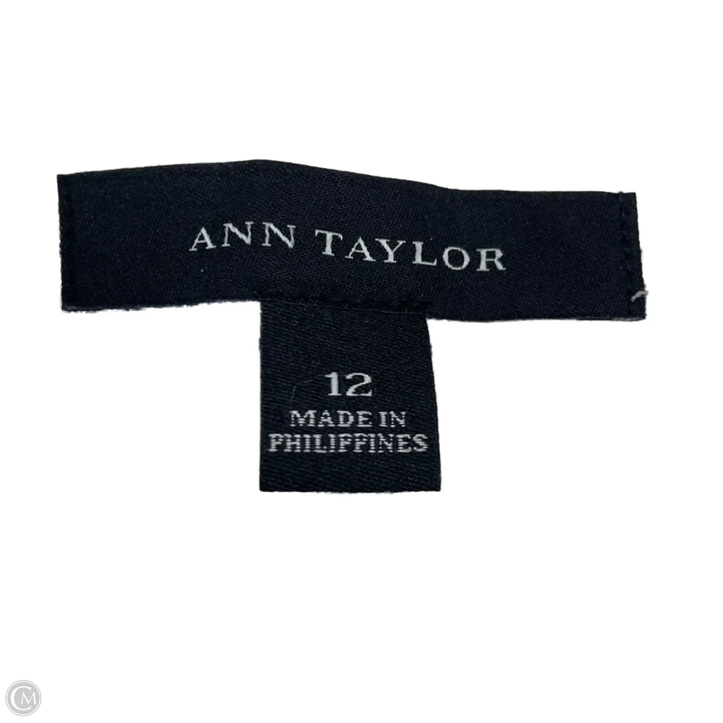 Shorts By Ann Taylor In Blue & Cream, Size: 12