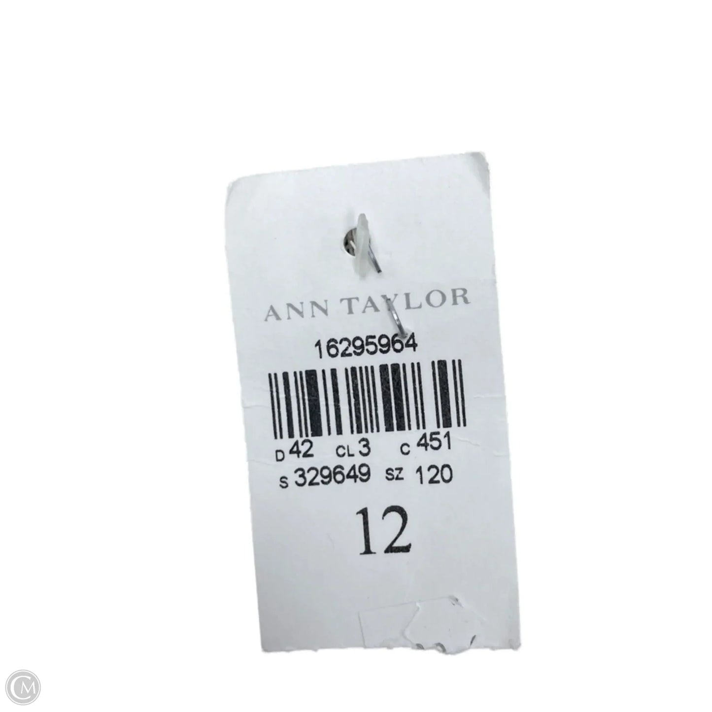 Shorts By Ann Taylor In Blue & Cream, Size: 12