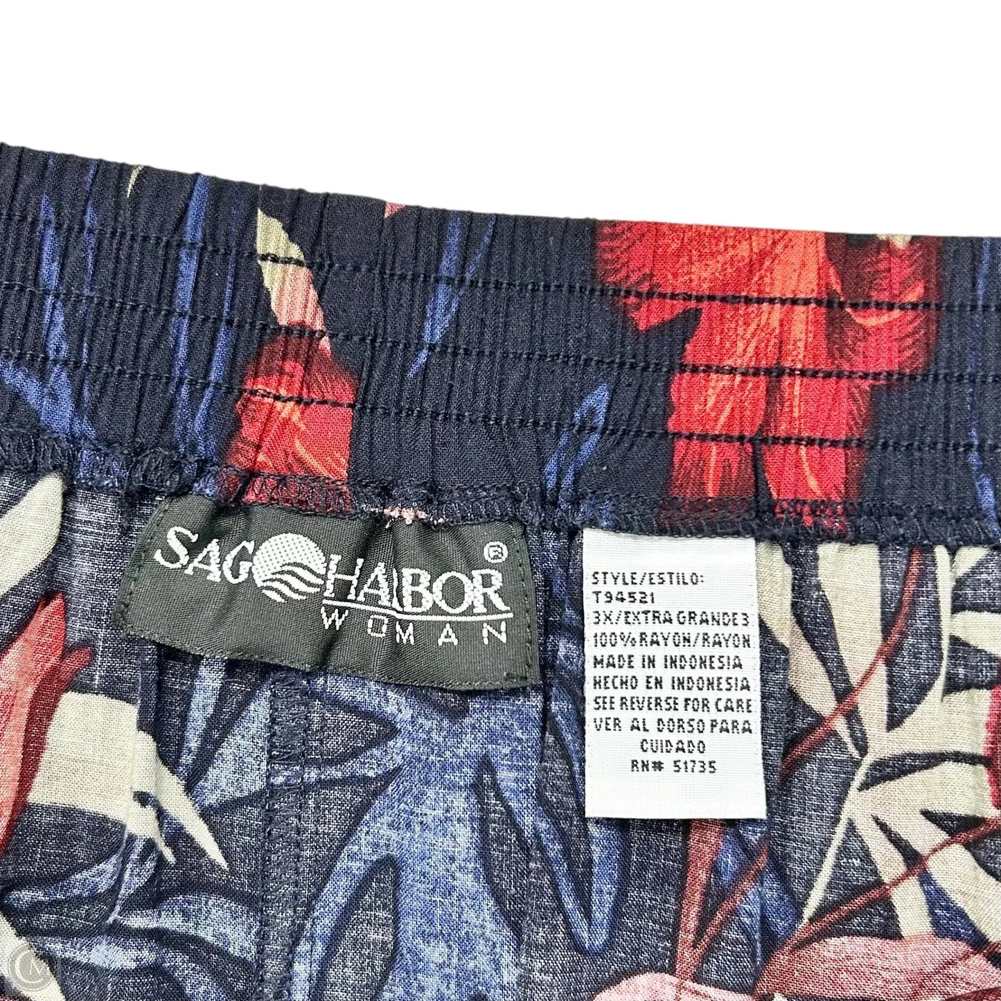 Skirt Maxi By Sag Harbor In Navy, Size: 3x