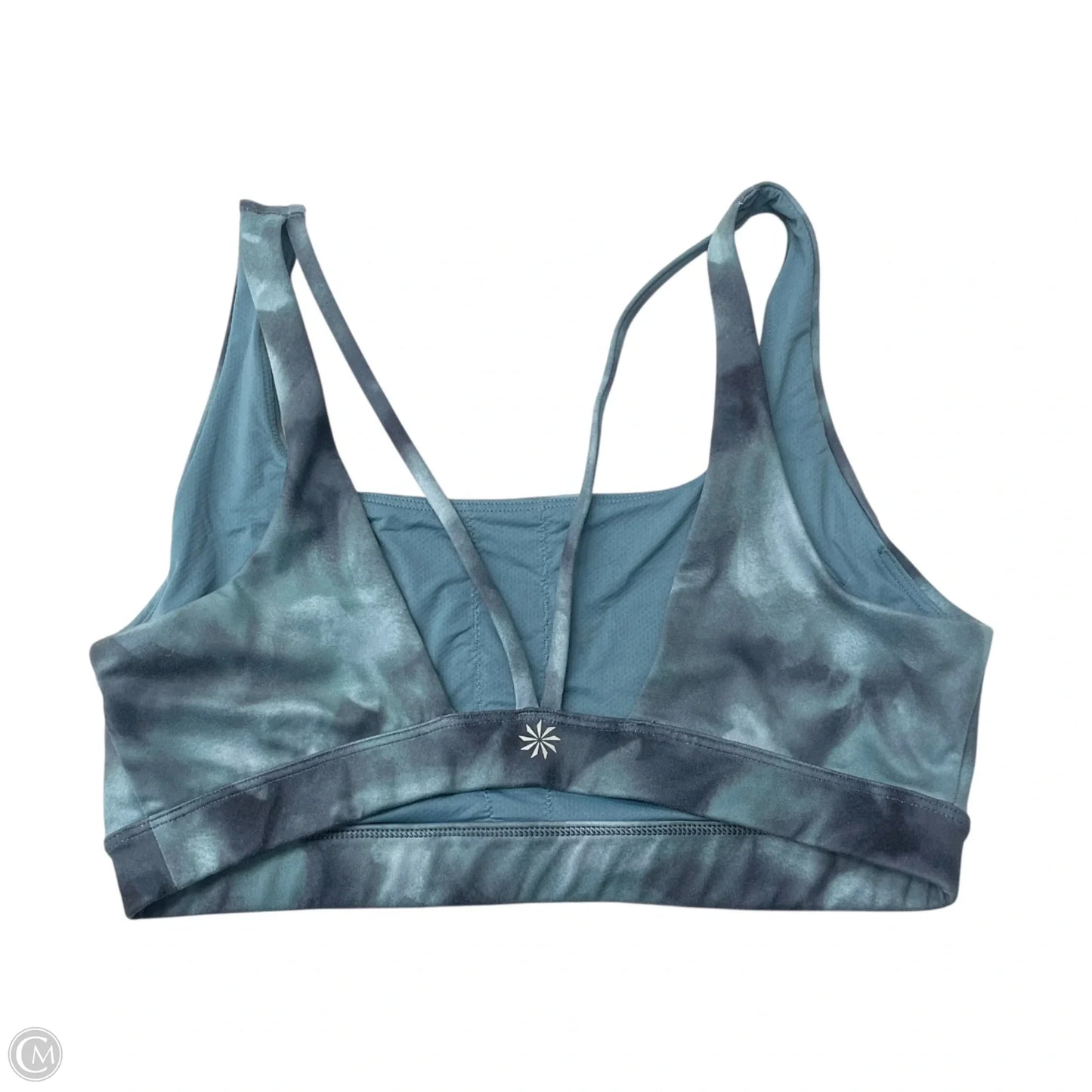Athletic Bra By Athleta In Blue & Grey, Size: S