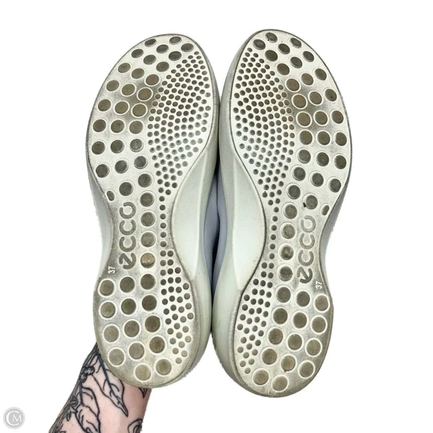 Shoes Sneakers By Ecco In Grey, Size: 6.5