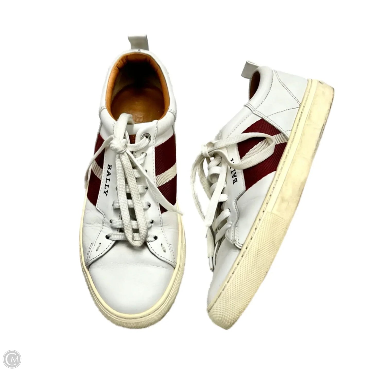 Shoes Sneakers By Bally In Red & White, Size: 7.5
